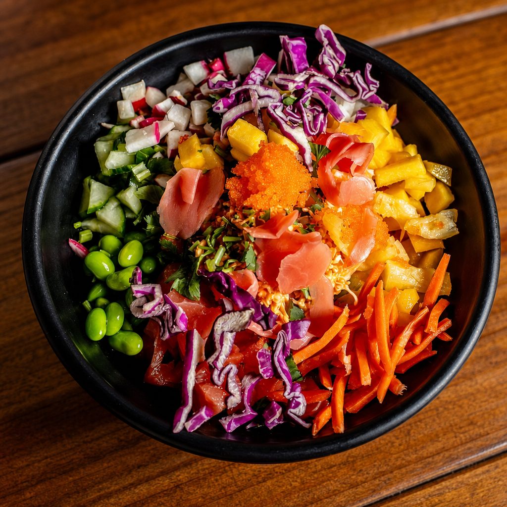4 Protein Poke Bowl.