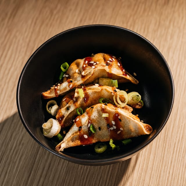 Pork Gyoza.